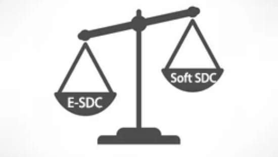 איך לשוות בין E-SDC לבין SDC רכה